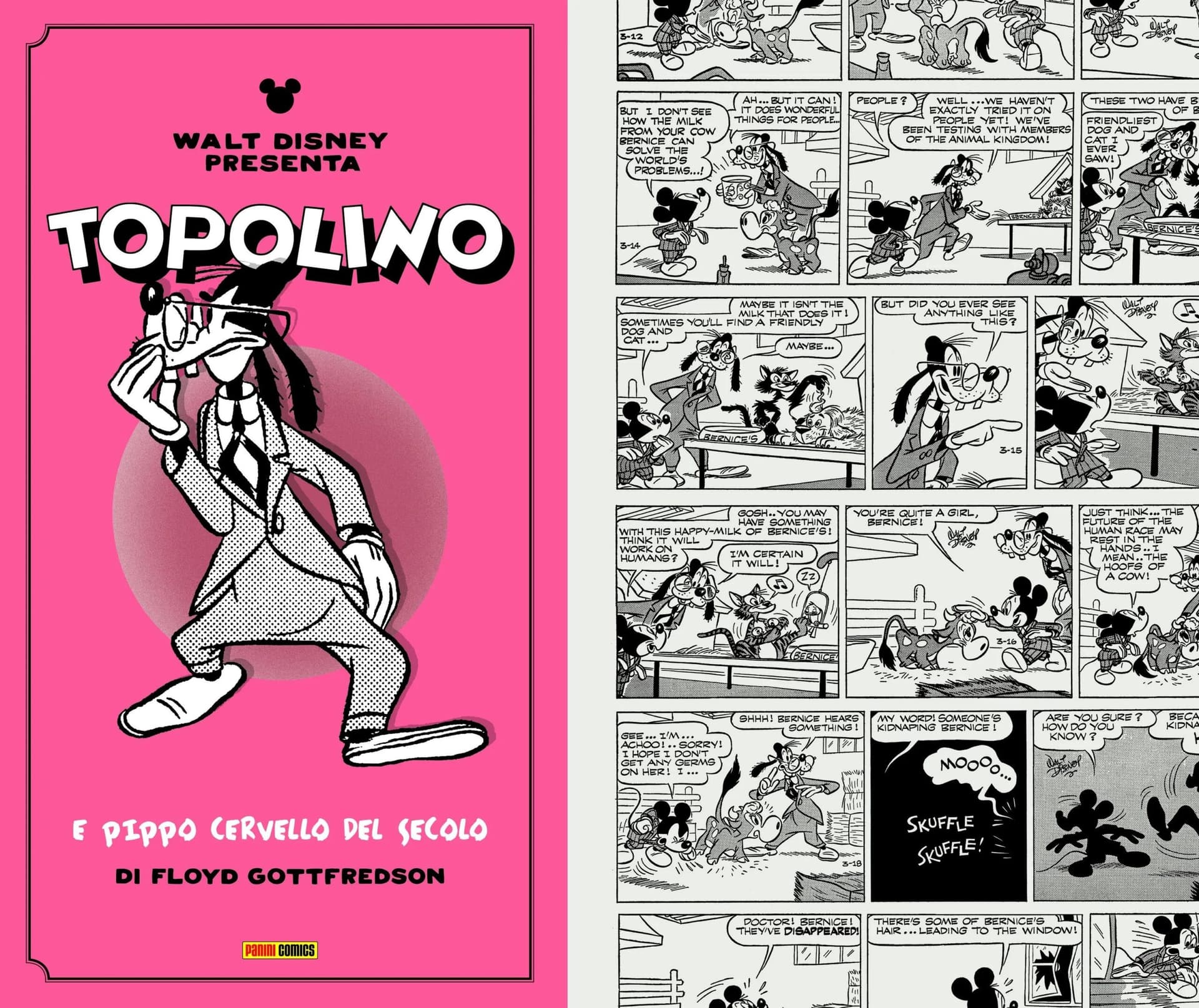 Topolino - Le Strisce di Floyd Gottfredson 1953 - 1955 - Topolino e Pippo Cervello del Secolo - Disney Classic 19 - Panini Comics - Italiano