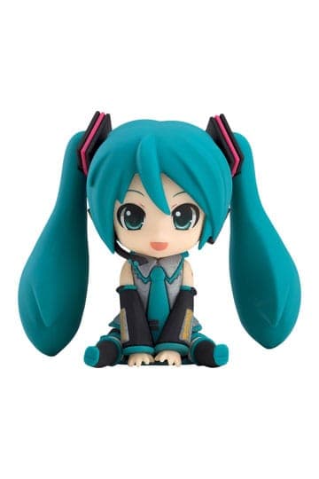 Character Vocal Series 01: Hatsune Miku Piapro Characters Rubber Mascot Nendroid Plus Mini Figure Hatsune Miku 8 cm