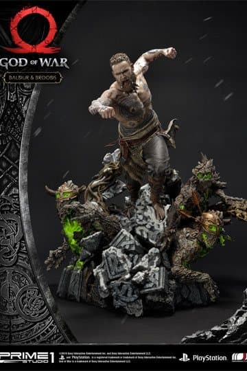 God of War (2018) Statue Baldur & Broods 62 cm
