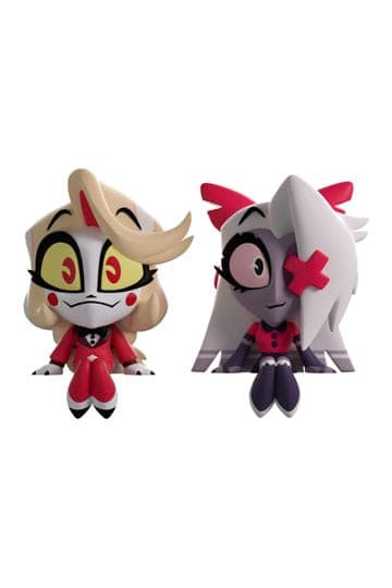 Hazbin Hotel Vinyl Figures Charlie & Vaggie Monitor Buddiez