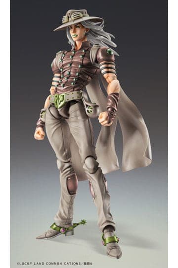 JoJo's Bizarre Adventure Part7 Steel Ball Run Super Action Action Figure Chozokado Gyro Zeppeli Third 16 cm