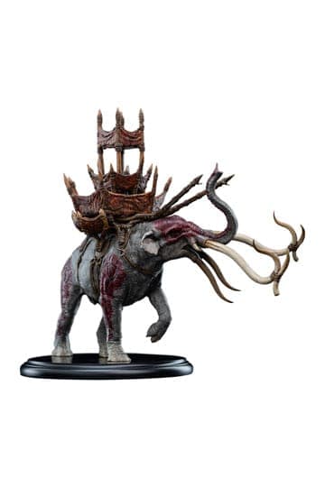 Lord of the Rings Mini Statue Mumak in Battle 17 cm