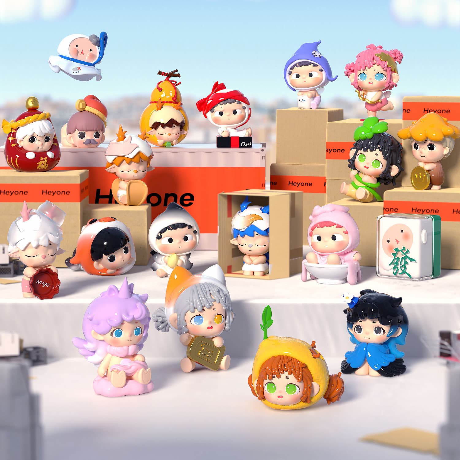 Mini Good Luck Manufacturing Bureau Series Trading Figure - Blindbox