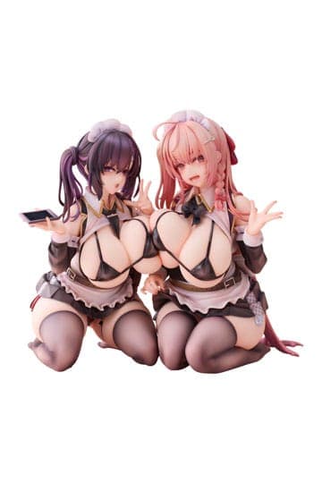 Original Character PVC Statue 1/5 2-Set Koho Miya & Otsuhane Fuwari illustration by Ninoude 18 cm