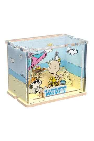 Peanuts Puremind DIY Construction Mini Scene Chilling at the Beach