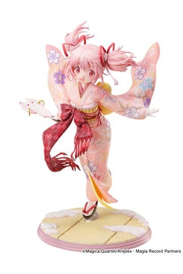 Puella Magi Madoka Magica Side Story Magia Record PVC Statue 1/7 Madoka Kaname Kimono Ver. 22 cm