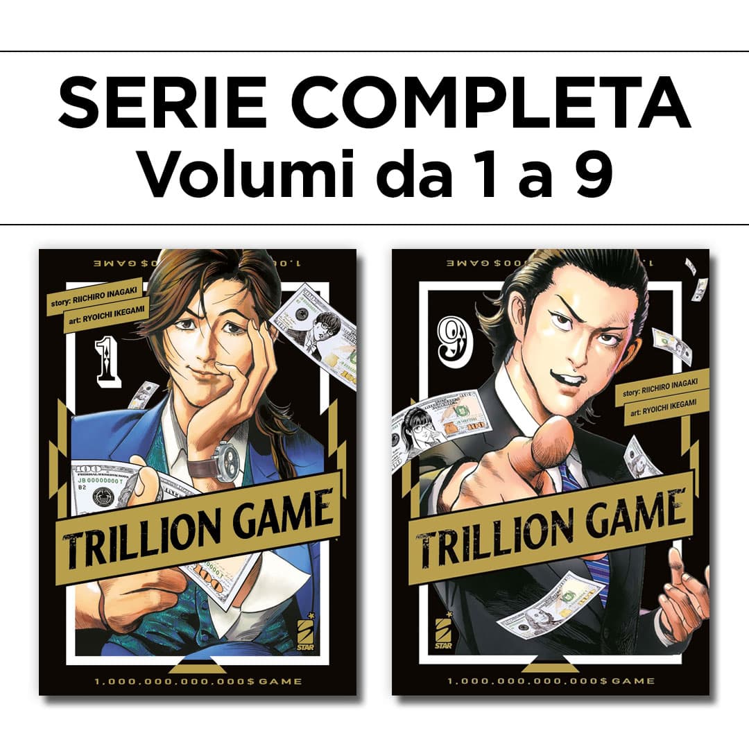 Trillion Game 1/9 - Serie Completa - Edizioni Star Comics - Italiano