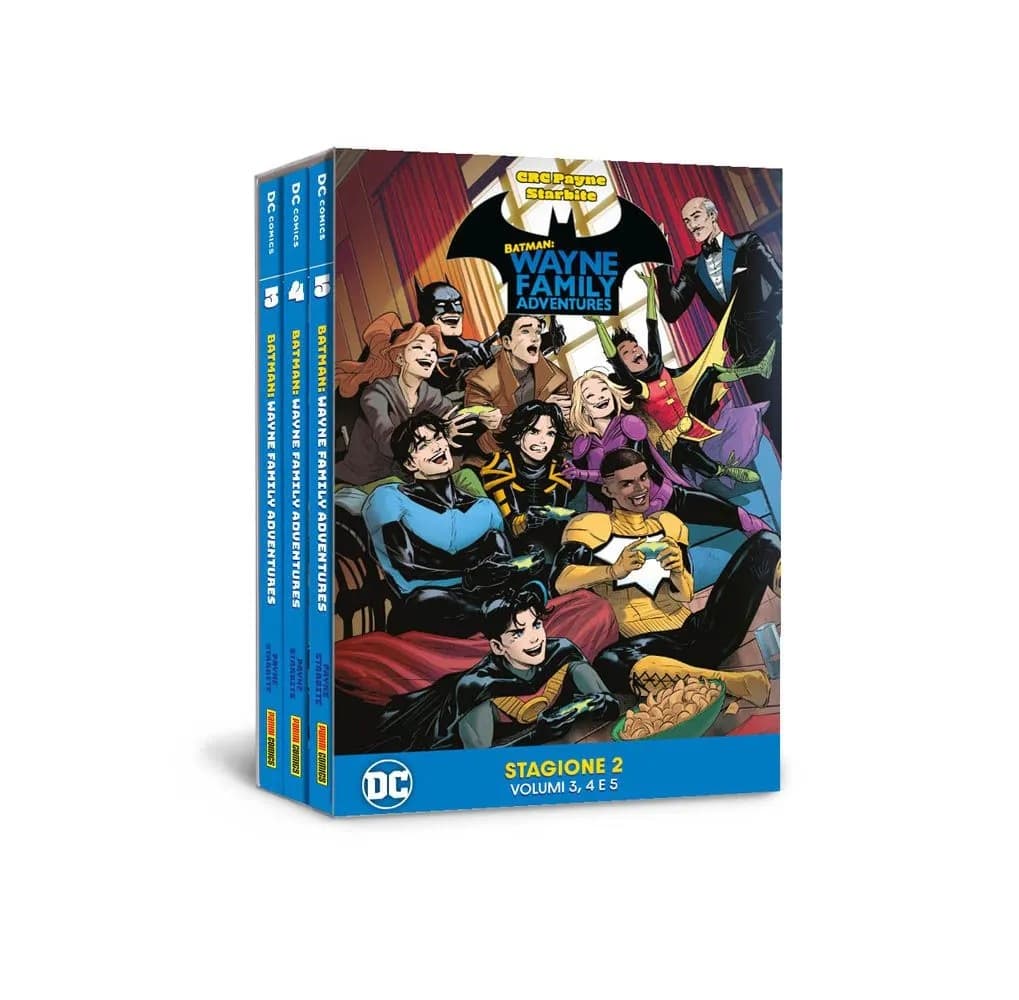 Batman - Wayne Family Adventures Cofanetto Stagione 2 (Vol. 3-5) - Panini Comics - Italiano