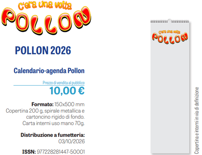 Calendario - Agenda C'Era una Volta Pollon 2026 - Sprea - Italiano