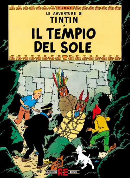Le Avventure di Tintin - Il Tempio del Sole - Alessandro Editore - Editoriale Cosmo - Italiano