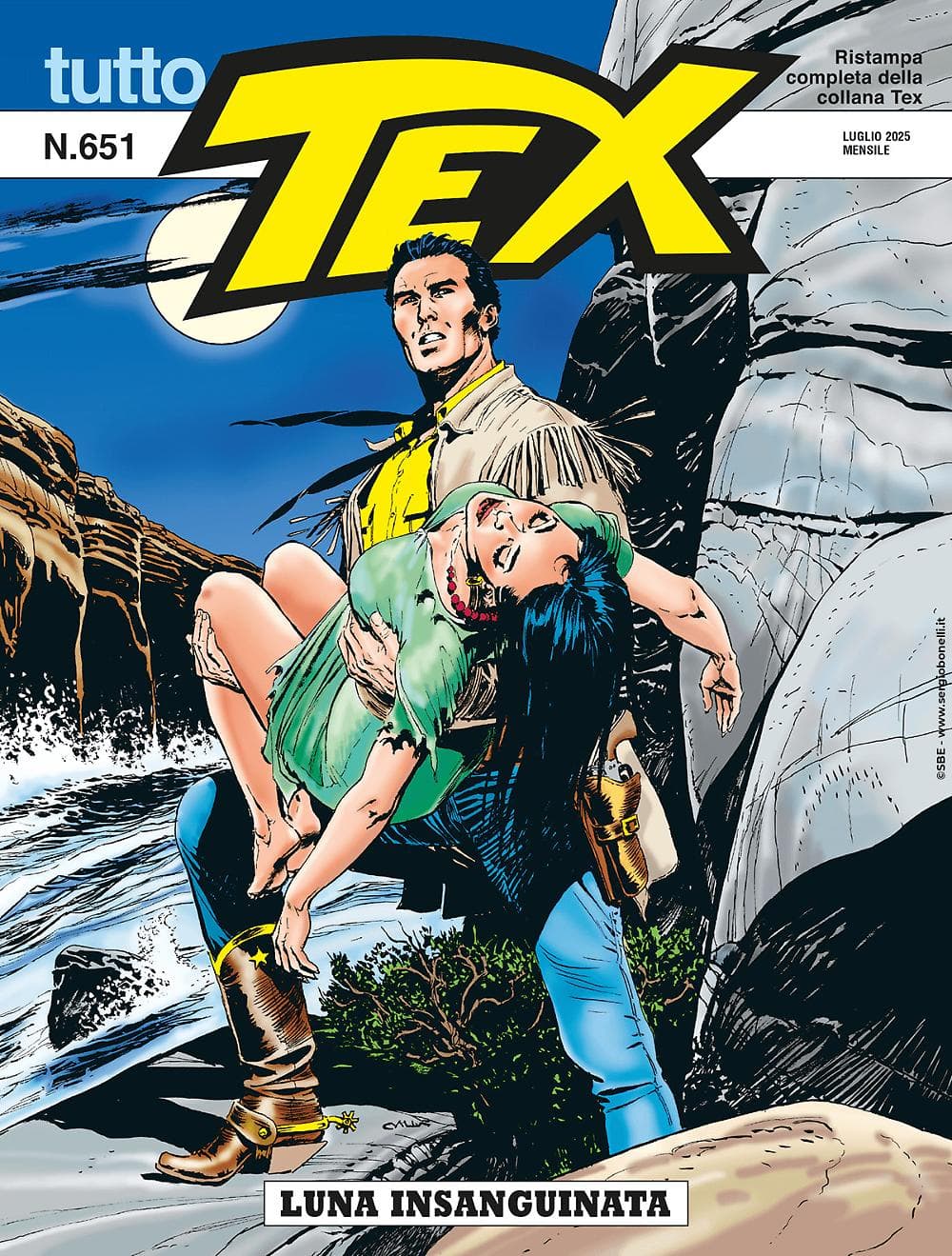 Tutto Tex 651 - Luna Insanguinata - Sergio Bonelli Editore - Italiano