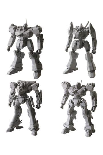 Armored Core Structure Arts Plastic Model Kits 4-Pack Series 1