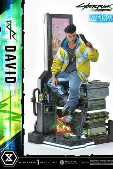 Cyberpunk: Edgerunners Real Elite Masterline Series Statue 1/4 David Bonus Version 58 cm