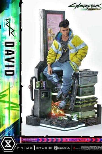 Cyberpunk: Edgerunners Real Elite Masterline Series Statue 1/4 David Deluxe Bonus Version 58 cm