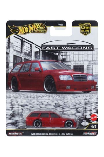 Hot Wheels Premium Car Culture Diecast Vehicle 1/64 Mercedes-Benz E 36 AMG