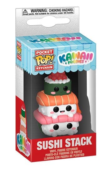 Kawaii Foodies Pocket Funko POP! Vinyl Keychains 4 cm Sushi Stack - Keychain