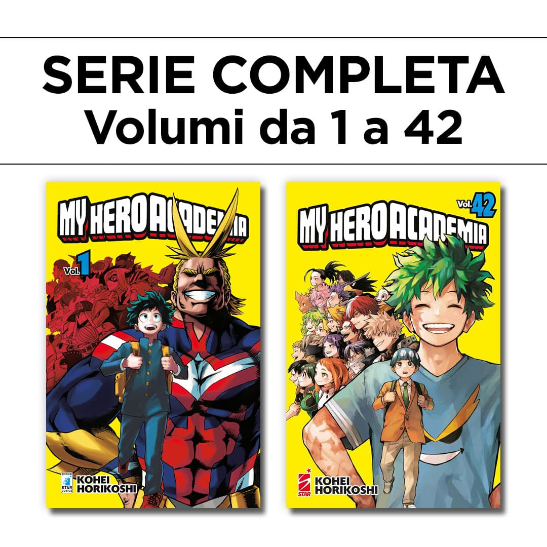 My Hero Academia 1/42 - Serie Completa - Edizioni Star Comics - Italiano