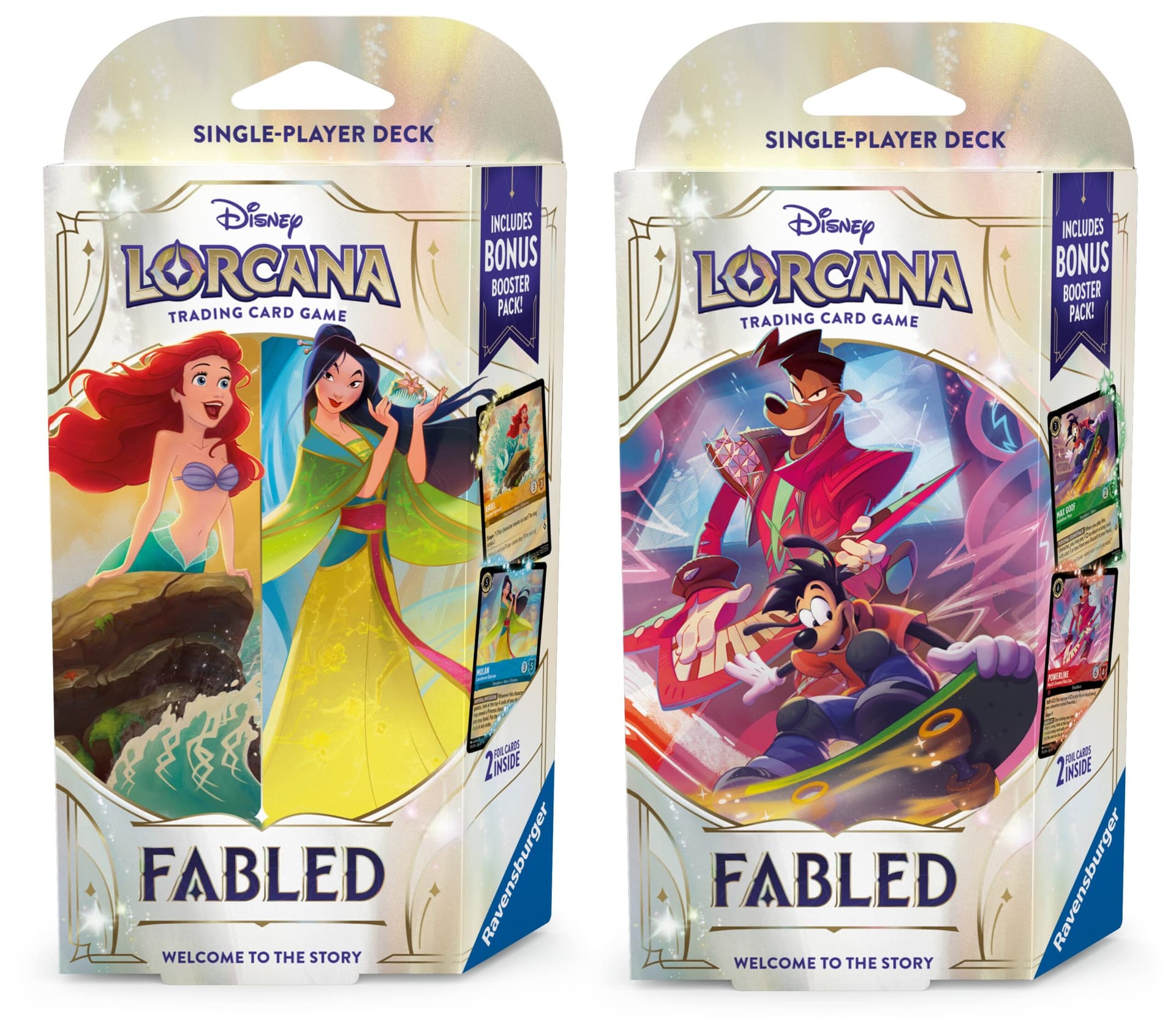 Disney Lorcana - 2x Bundle Starter Deck - Fabled - Leggende - Inglese