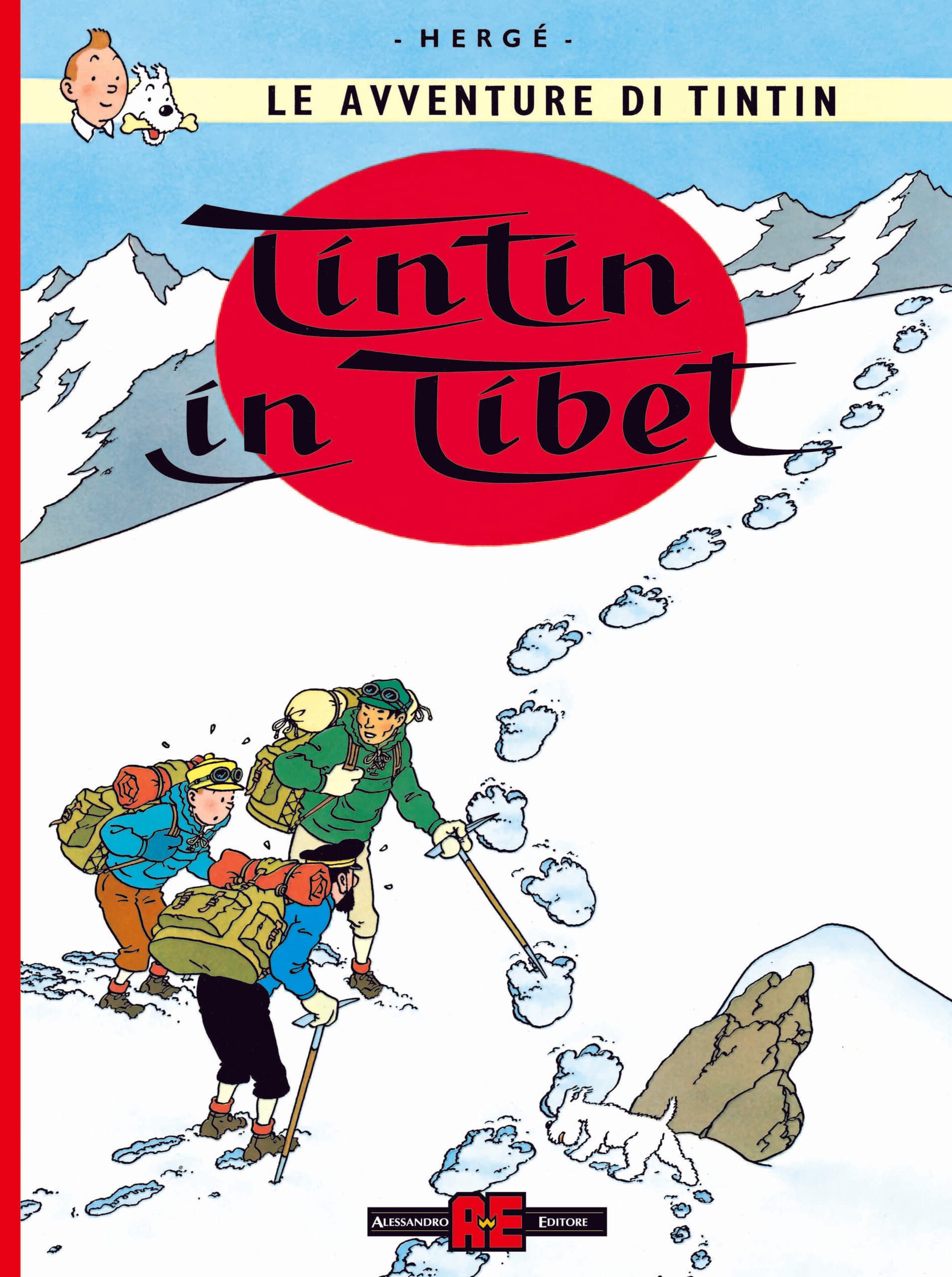 Le Avventure di Tintin - Tintin in Tibet - Alessandro Editore - Editoriale Cosmo - Italiano