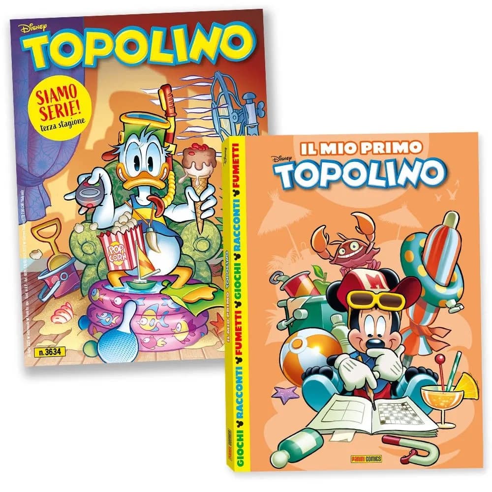 Topolino - Supertopolino 3634 + Il Mio Primo Topolino 2 - Panini Comics - Italiano