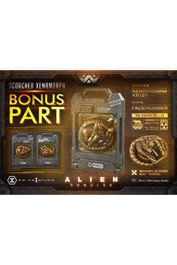 Alien: Romulus Museum Masterline XL Statue 1/3 Scorched Xenomorph Deluxe Bonus Version 98 cm
