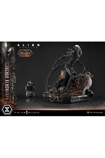 Alien: Romulus Museum Masterline XL Statue 1/3 Scorched Xenomorph Deluxe Version 98 cm