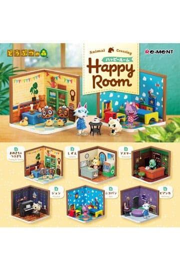 Animal Crossing Mini Figures Happy Room Blind Box Display (6)