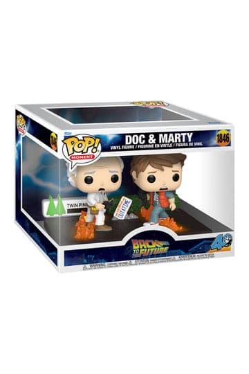 Back to the Future POP Moments Vinyl Figures Doc & Marty 9 cm #1846 - Moment