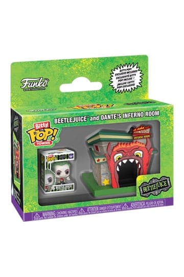 Beetlejuice Bitty Funko POP! Towns Vinyl Figure Beetlejuice and Dante's Inferno Room - Towns