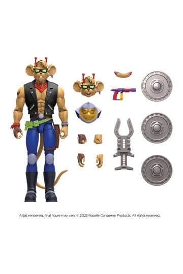 Biker Mice From Mars Action Figure Throttle 18 cm