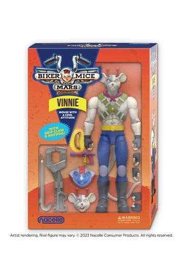 Biker Mice From Mars Action Figure Vinnie 17 cm