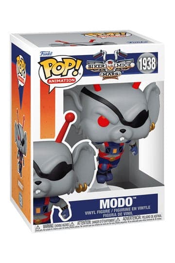 Biker Mice From Mars Pop! Animation Vinyl Figure Modo 9 cm #1938 - Animation