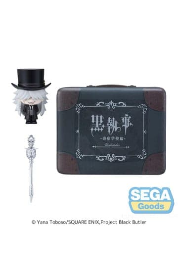 Black Butler: Boarding School Arc Petite World Memories Mini Figure Undertaker (EX) 8 cm
