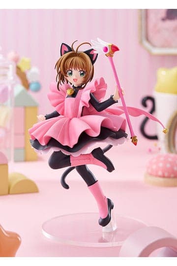 Cardcaptor Sakura Pop Up Parade PVC Statue Sakura Kinomoto: Black Cat Costume Ver. L Size 22 cm