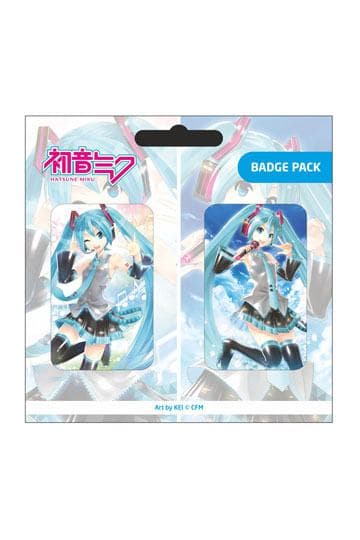 Hatsune Miku Pin Badges 2-Pack Set A