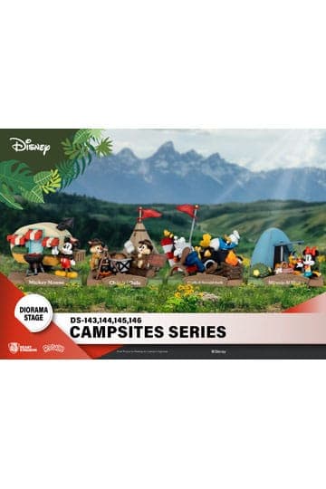 Disney D-Stage Campsite Series PVC Diorama Chip & Dale 10 cm