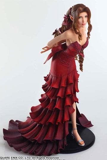 Final Fantasy VII Remake Static Arts Gallery Statue Aerith Gainsborough Dress Ver. 24 cm