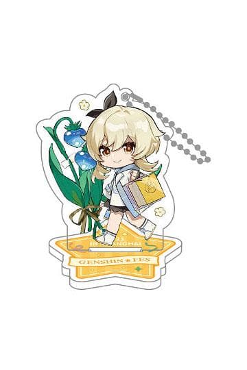 Genshin Impact Genshin Fes 2021 Acrylic Figure & Keychain Traveler Lumine 9 cm