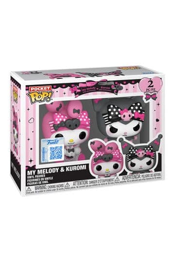 Hello Kitty Funko POP! Vinyl Keychain 2-Pack My Melody & Kuromi 4 cm