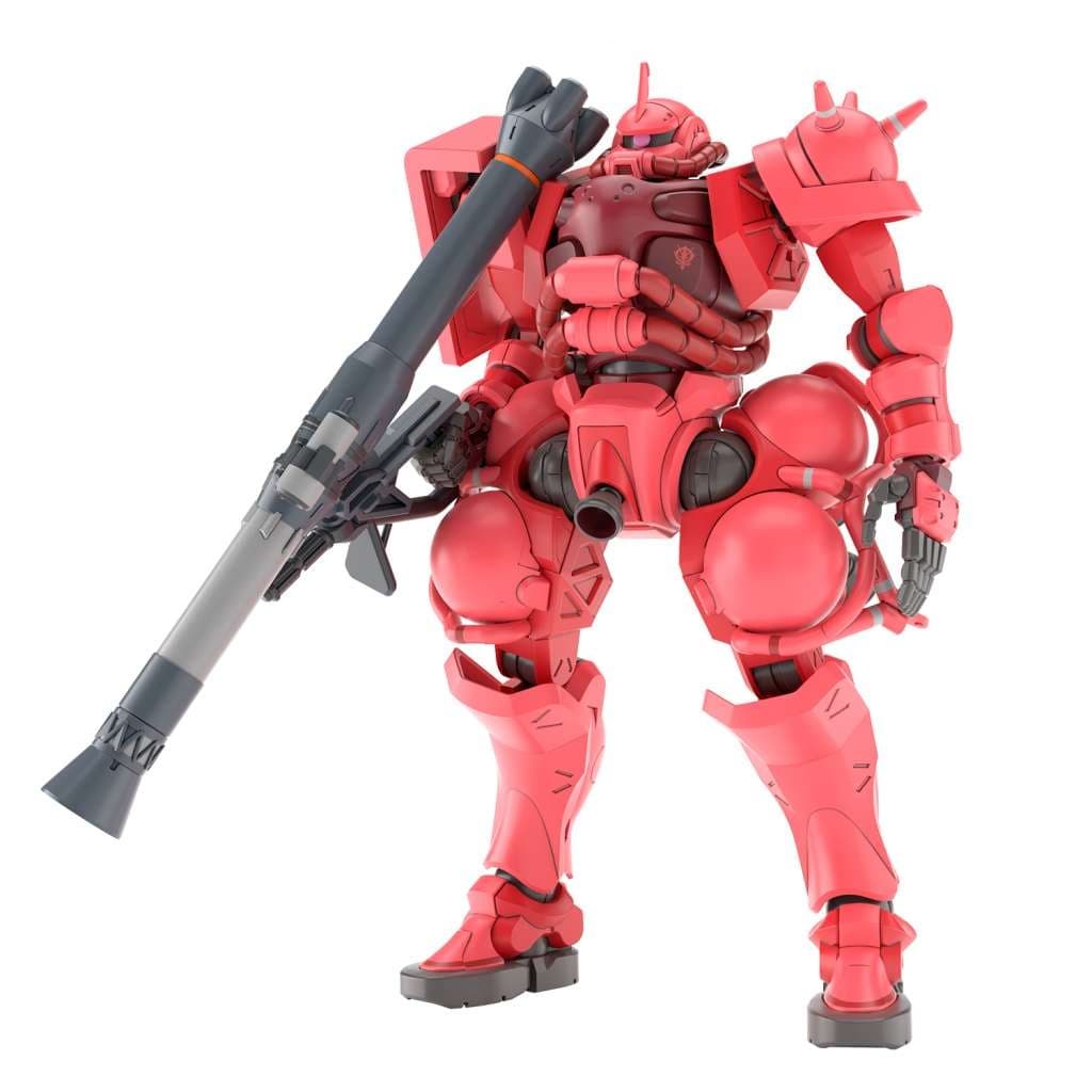 Hg zaku char gq 1/144 - Model Kit 14cm
