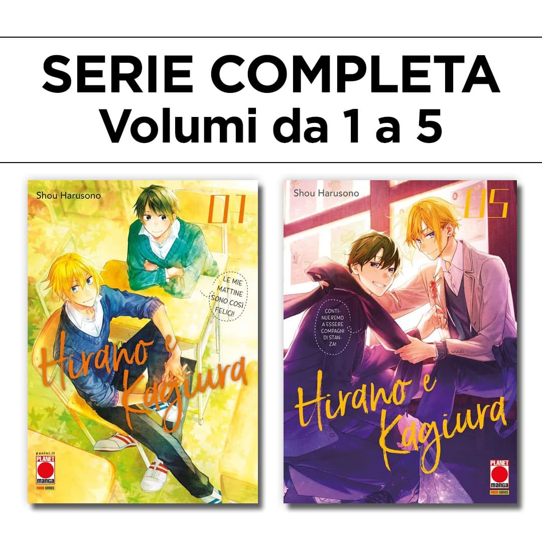 Hirano e Kagiura 1/5 - Serie Completa - Panini Comics - Italiano
