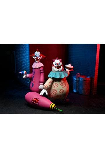 Killer Klowns from Outer Space Toony Terrors Action Figure 2-Pack Slim & Chubby 15 cm