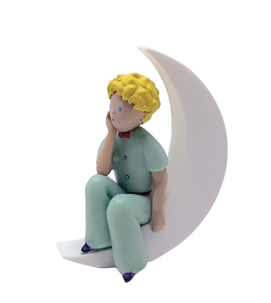 Little prince sitting on the moon - Mini Figure 6cm