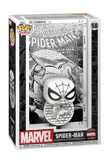 Marvel Funko POP! Comic Cover Vinyl Figure The Amazing Spider-Man 9 cm #58 - Comic Covers