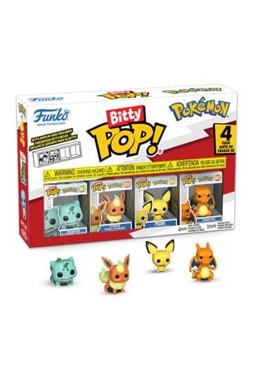 Pokémon Bitty POP! Vinyl Figure 4-Pack Series 3 2 cm