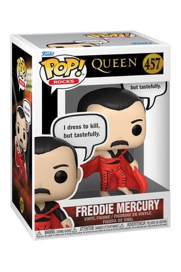 Queen POP! Rocks Vinyl Figur Freddie Mercury (I Dress to Kill) 9 cm #457 - Rocks
