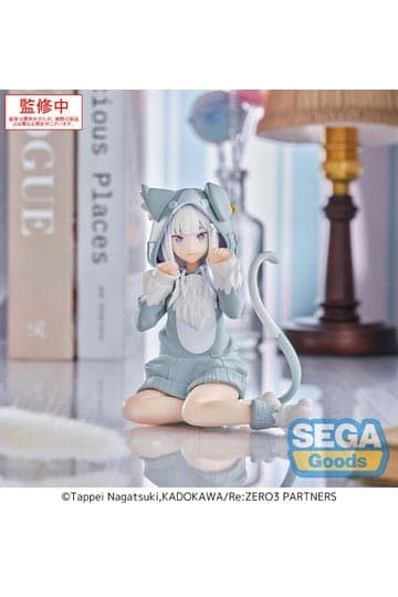 Re:Zero Starting Life in Another World Yumemirize PVC Statue Emilia Mofumofu Pack 11 cm