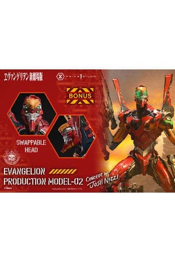 Rebuild of Evangelion Ultimate Diorama Masterline Series Statue Evangelion Production Model-02 (Concept By Josh Nizzi) Deluxe Bonus Version 73 cm