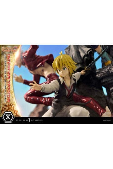Seven Deadly Sins Concept Masterline Series Statue Meliodas, Ban and King 55 cm