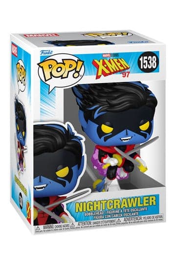 X-Men '97 Funko POP! Marvel Vinyl Figure Nightcrawler 9 cm #1538 - Marvel